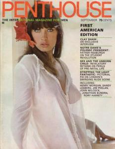 The first issue of Penthouse.
