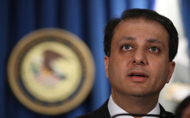 Us. Attorney, New York Southern District, Preet Bharara. (Getty Images)