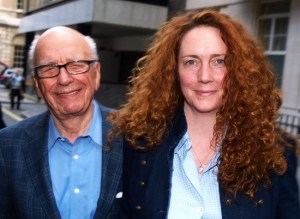 Rupert Murdoch and Rebekah Brooks (Getty)