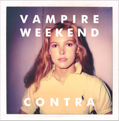 Ms. Kennis, on the cover of Vampire Weekend's album.
