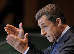 France's President <b>Nicolas Sarkozy</b>