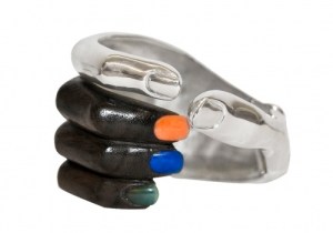 Delfina Delettrez “Stonehand” cuff bracelet, image via Vogue.com