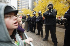 Occupy Wall Street Camp In Zuccotti Park Cleared By NYPD Over Night