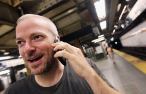 Cell phone service in the selected subway stations.