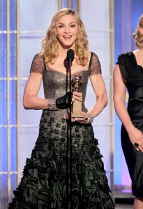 Golden Globe-winner Madonna, singer of "American Life." (Getty Images)