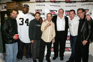 Eddie Brill (third from right) and some of the men of comedy (Getty Images)