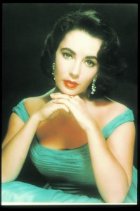 Actress Elizabeth Taylor Poses
