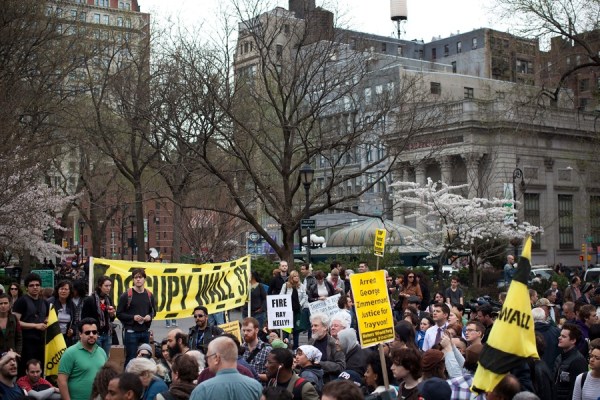 Occupy Wall Street Marches Against Police Brutality