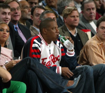 Celebs At Knicks v Rockets Game