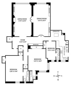 The floorplan