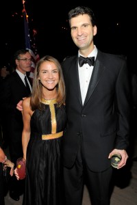 Skyler and new wife Jennifer Yuille (Patrick McMullen)