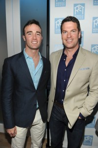 Thomas Roberts (right), with betrothed Patrick Abner. (Patrick McMullan)