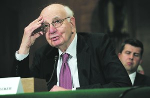 Volcker Testifies Before Senate On Federal Support For Financial Institutions
