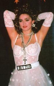 Simpler times: Madonna in 1984.