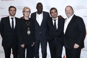 Olivier Nakache, Meryl Streep, Omar Sy, Eric Toledano and Mr. Weinstein.