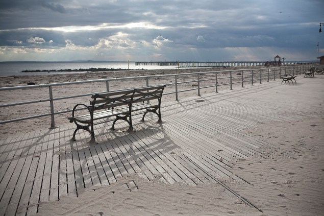 Neighboring Coney Island just after Hurricane Sandy (Emily Anne Epstein)