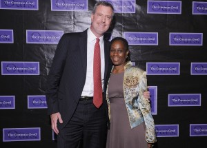 Bill de Blasio and Chirlane McCray. (Photo: Getty)