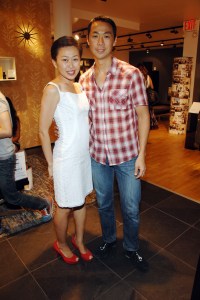 Niki Cheng and Shaokao Cheng at their Chelsea BoConcept store (PMc)