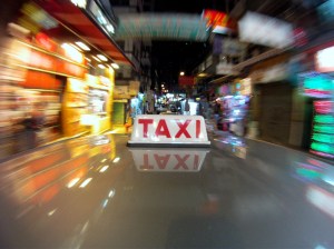 A Hong Kong taxi. (Ed Jones/AFP/Getty)