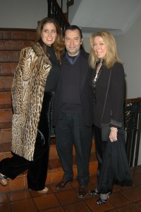 Elizabeth and Colin Callender with friend (right). (Patrick McMullan)