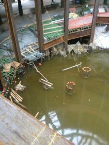 Flooding at the WTC site.