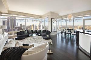 The apartment set a new square foot record.