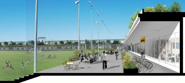 Play ball, write some code, sip a cappuccino. (Dattner Architects)