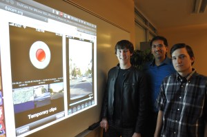 Mr. Vahid and the student-developers behind DuiCam. 