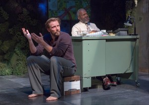 Bill Heck and Frankie Faison in 'Water by the Spoonful.' (Courtesy Richard Termine)