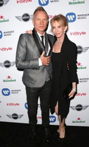 Sting and Trudie Styler