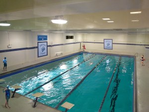 A rendering of the Olympic size swimming pool.