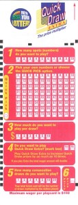 Quick Draw ticket