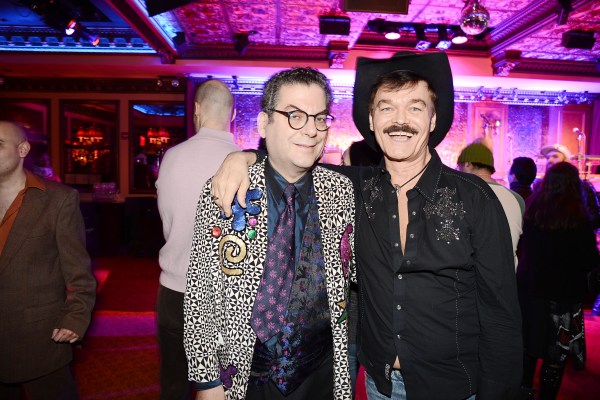 Michael Musto and Randy Jones of the Village People. (Patrick McMullan)