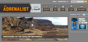 Screenshot of The Adrenalist, Powered by Degree