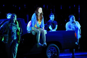 Allison Case in 'Hands on a Hardbody.' (Courtesy Matthew Murphy)
