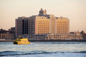 Bible tracts no more—the penthouse at the old Watchtower warehouse is asking $5.5 million.