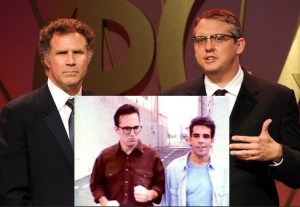Main: Will Ferrell and Adam McKay/ Insert: Bob Odenkirk and Ben Stiller (Getty Images/The Ben Stiller Show