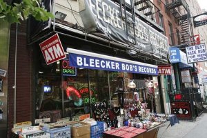 The record store is considering a marriage of convenience.