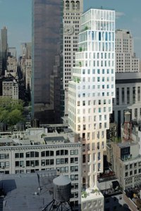 Rem Koolhaas's 23 West 22nd Street: still not happening.