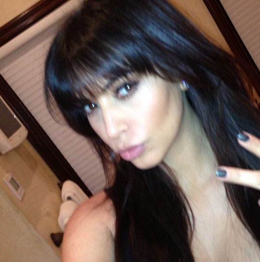 You might miss Kimmie's new bangs, though. (Photo: Instagram)