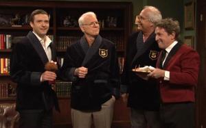 Timberlake on Saturday Night Live with Steve Martin, Chevy Chase and Martin Short (NBC