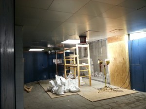 Photo of ongoing work at the old South Ferry station. (Photo via Subchat.)