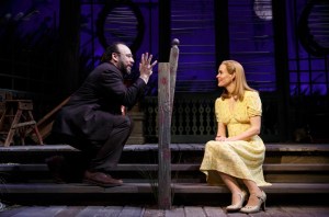 Burstein and Paulson in 'Talley's Folly.' (Joan Marcus)