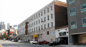 One of the site's more attractive buildings.