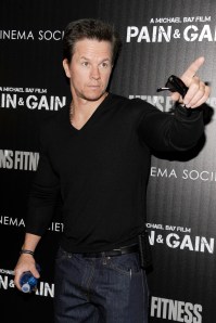 Mark Wahlberg at The Cinema Society's Pain and Gain premiere. 