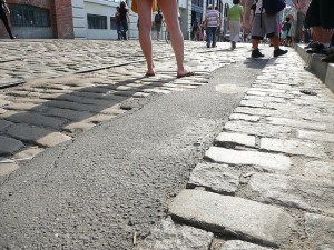 The cobblestones in question. (animalvegetable, flickr)