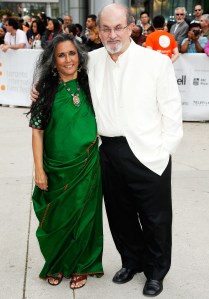 Deepa Mehta and Salman Rushdie.