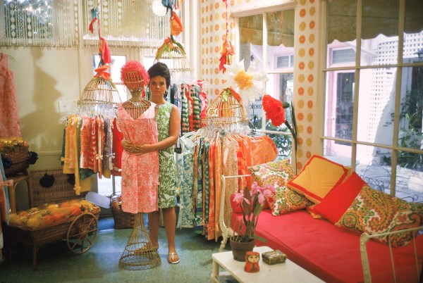 Lilly Pulitzer in her first shop off Via Mizner in Palm Beach in 1962 (Photographed by Howell Conant)Lilly in her first shop off Via Mizner in Palm Beach in 1962 (Photographed by Howell Conant)