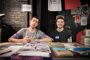 Vendors at the Brooklyn Zine Fest.