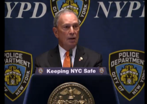 Mayor Bloomberg delivering his speech last wee. (Photo: NYC.gov)